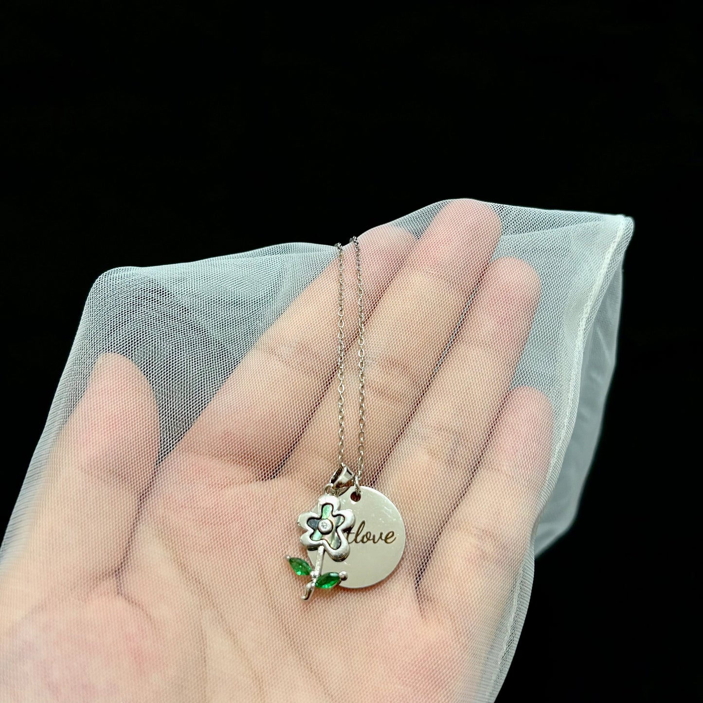 Blooming Flower Pendant Necklace Customizable Giftlove