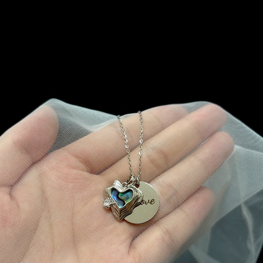 Silver Heart Pendant Necklace