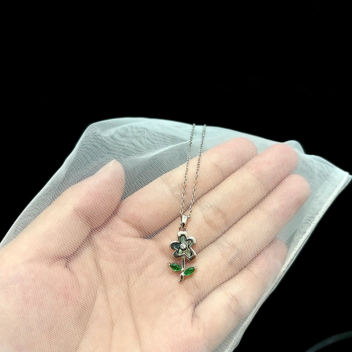 Blooming Flower Pendant Necklace Customizable Giftlove