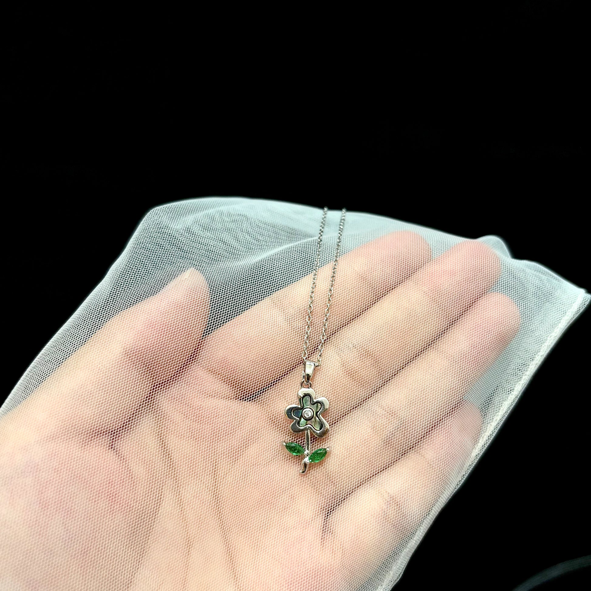 Blooming Flower Pendant Necklace Customizable Giftlove