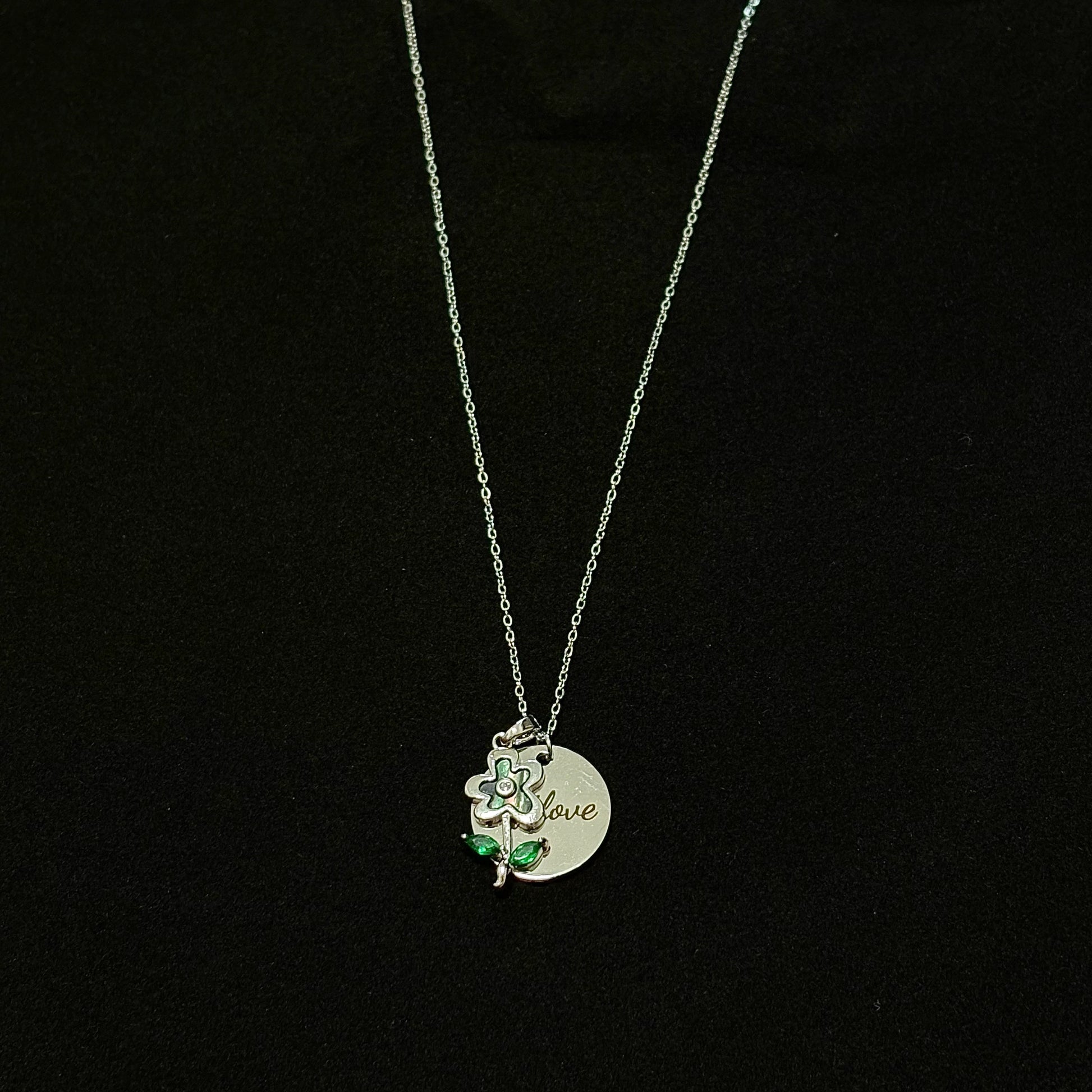 Blooming Flower Pendant Necklace Customizable Giftlove