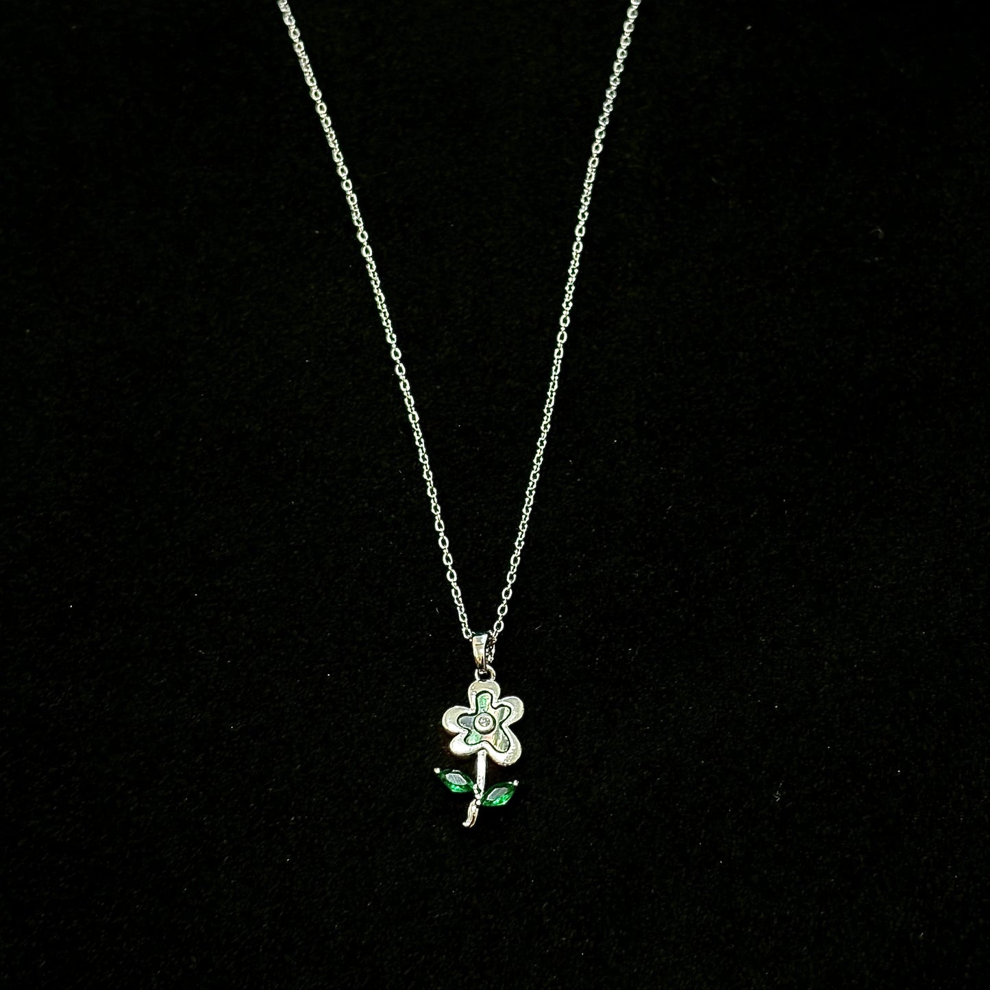 Blooming Flower Pendant Necklace Customizable Giftlove