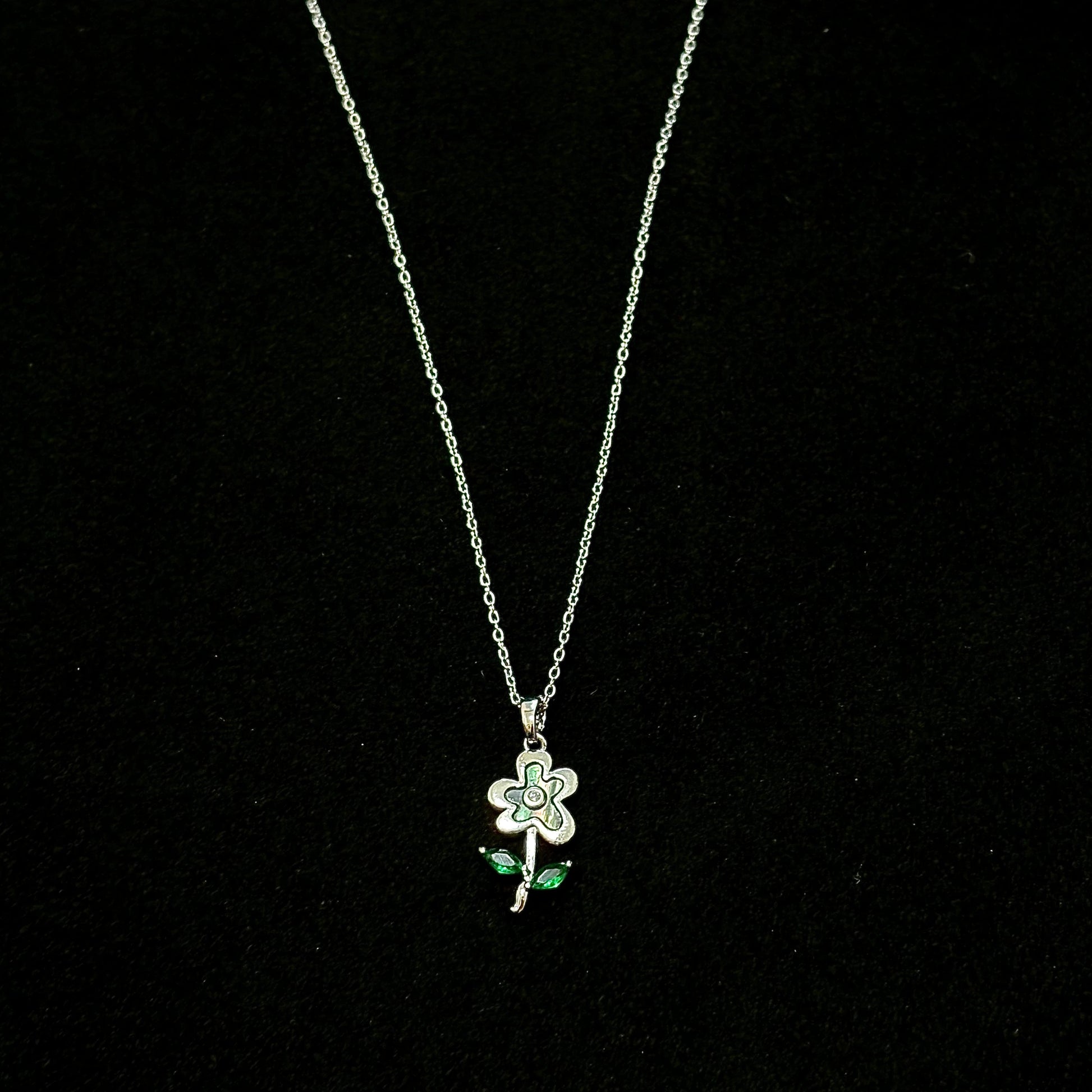Blooming Flower Pendant Necklace Customizable Giftlove