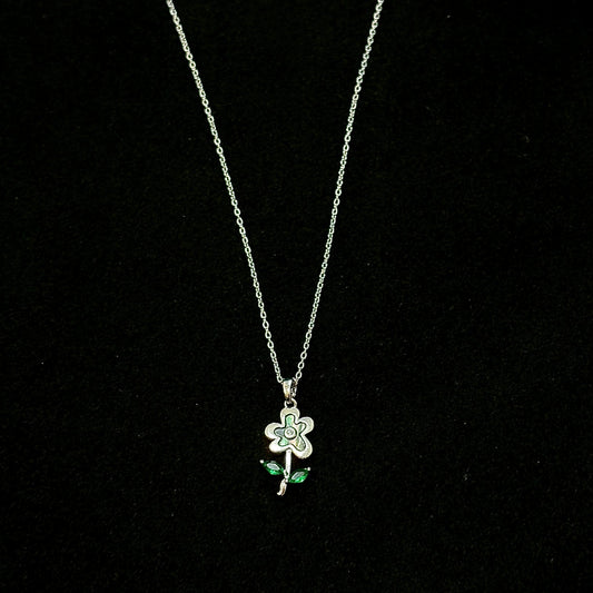 Blooming Flower Pendant Necklace Customizable Giftlove
