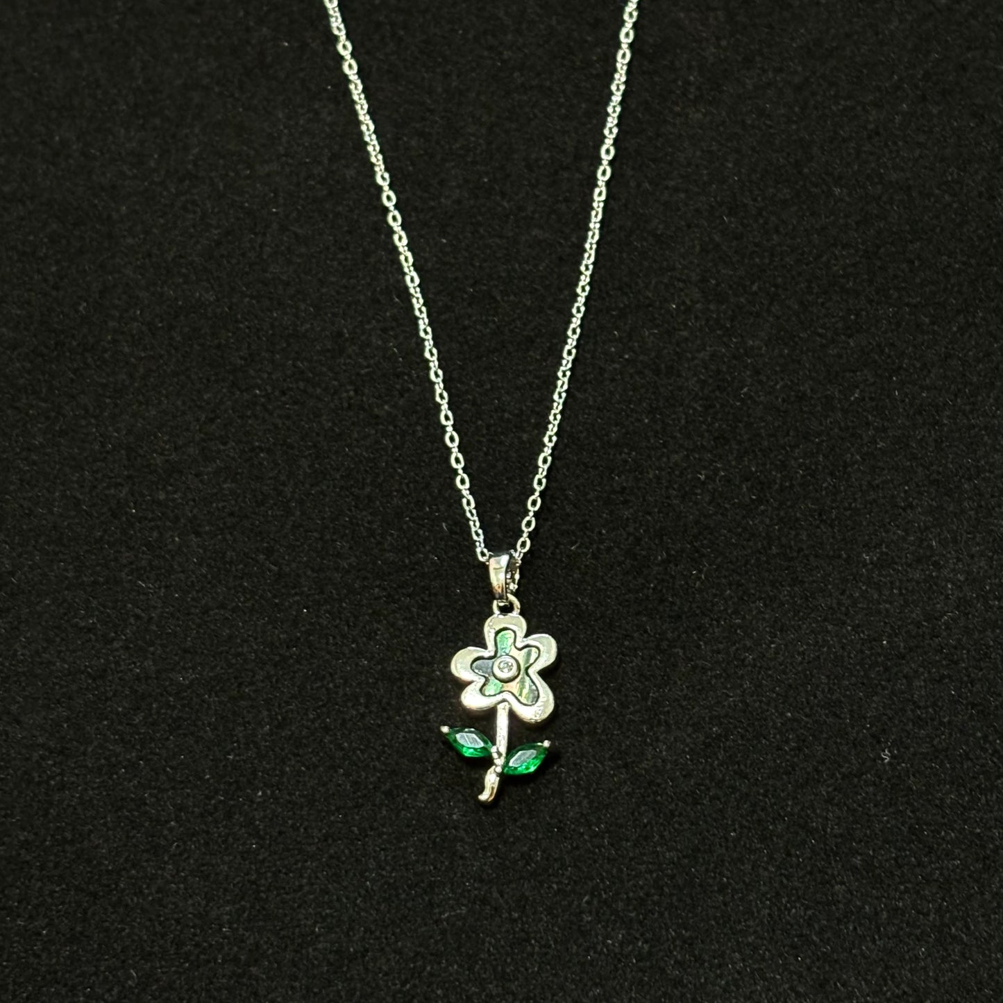 Blooming Flower Pendant Necklace Customizable Giftlove