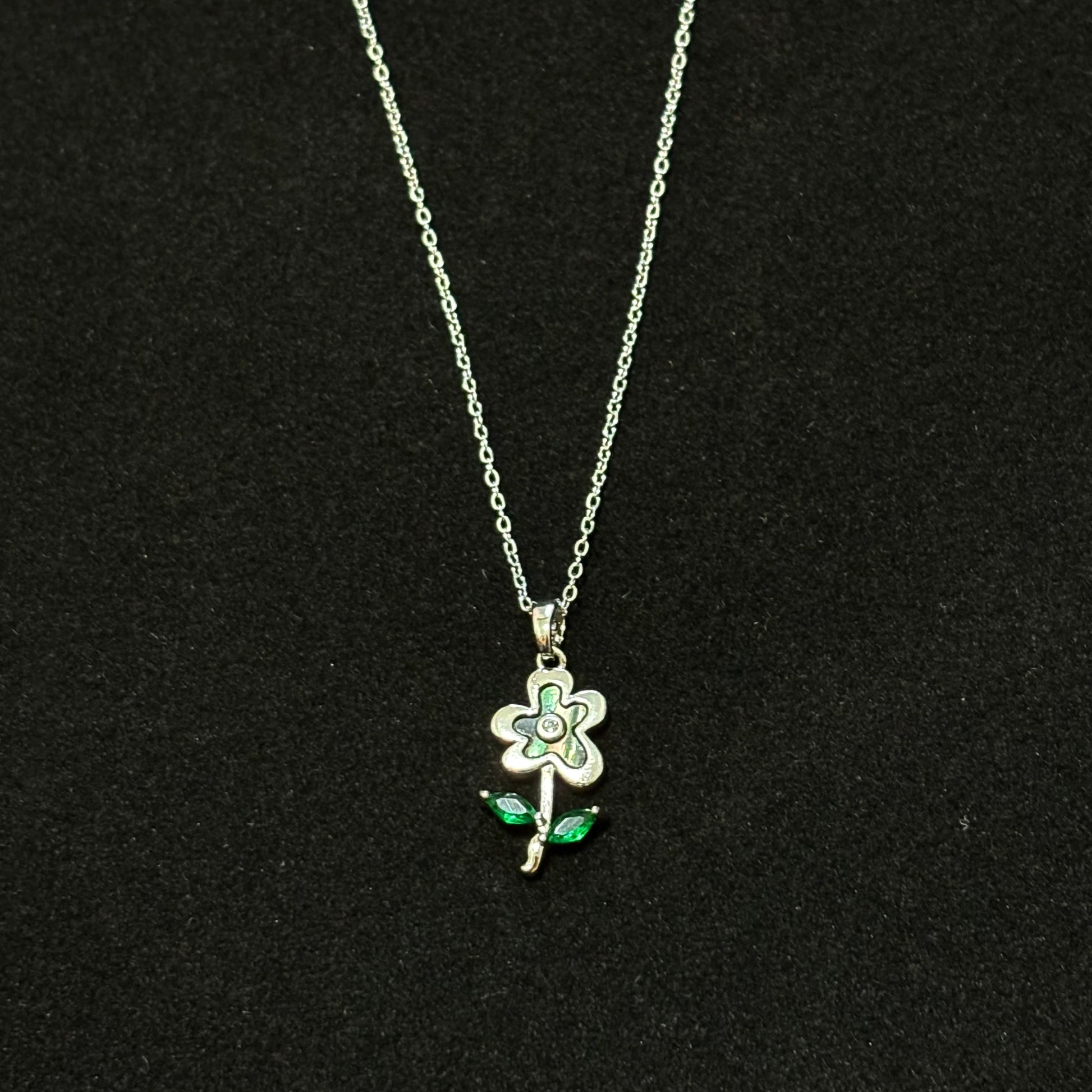 Blooming Flower Pendant Necklace Customizable Giftlove
