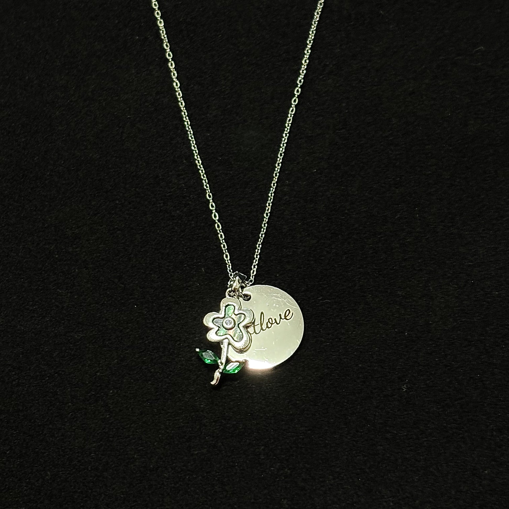 Blooming Flower Pendant Necklace Customizable Giftlove