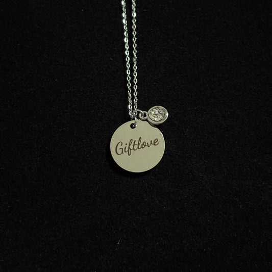 Birthstone Personalized Name Necklace