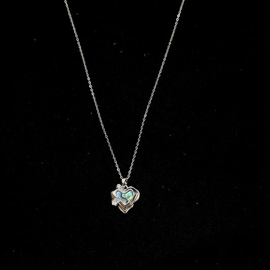 Silver Heart Pendant Necklace