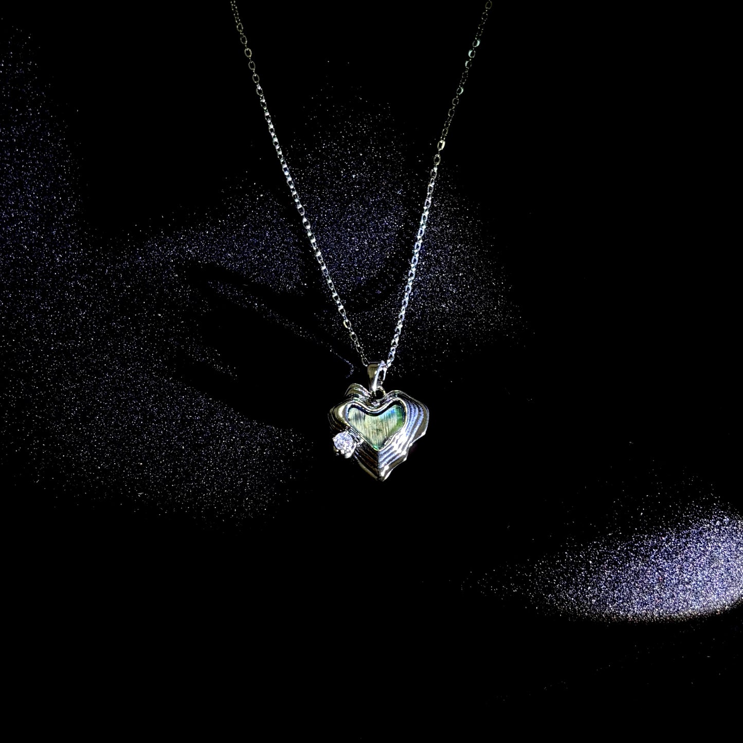 Silver Heart Pendant Necklace