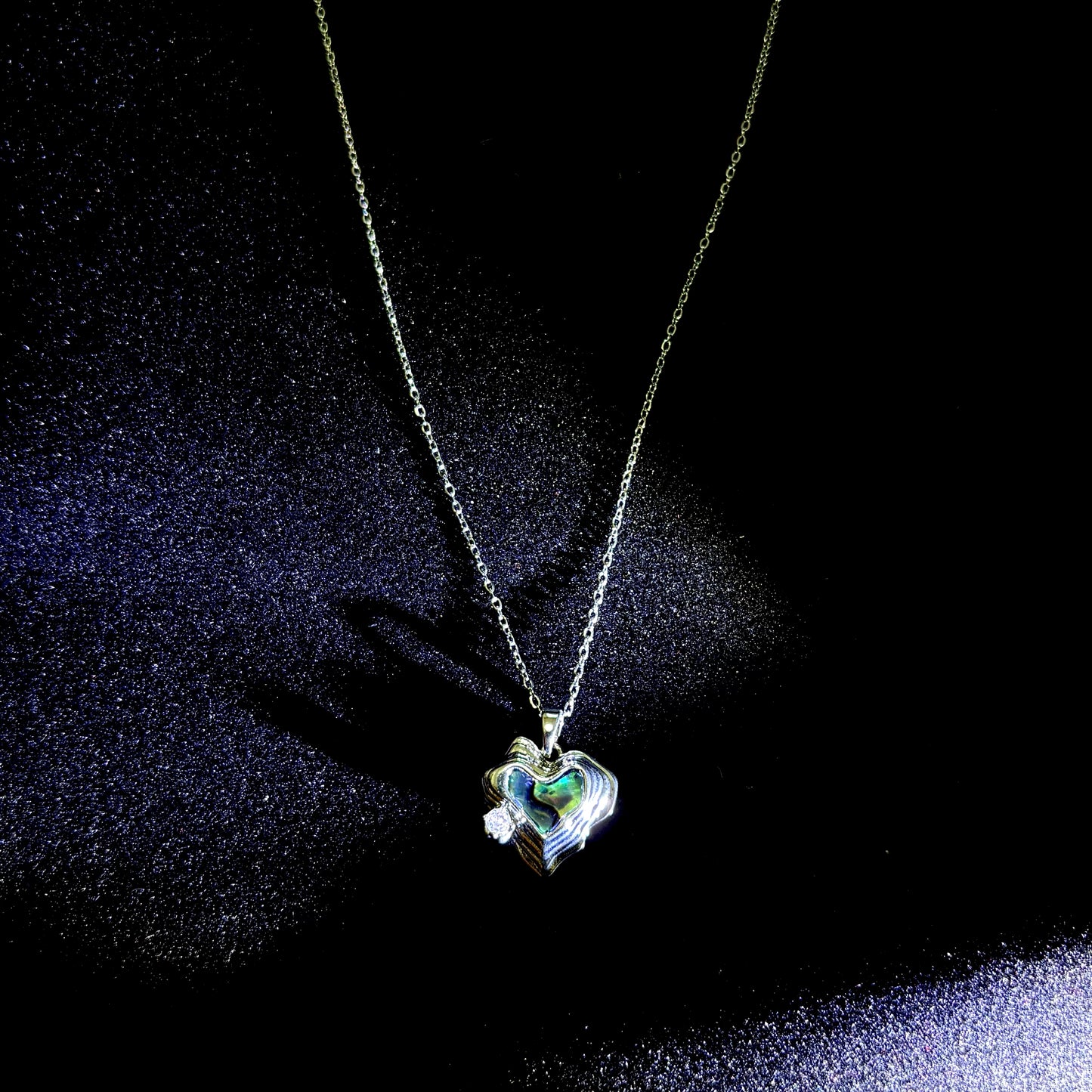 Silver Heart Pendant Necklace