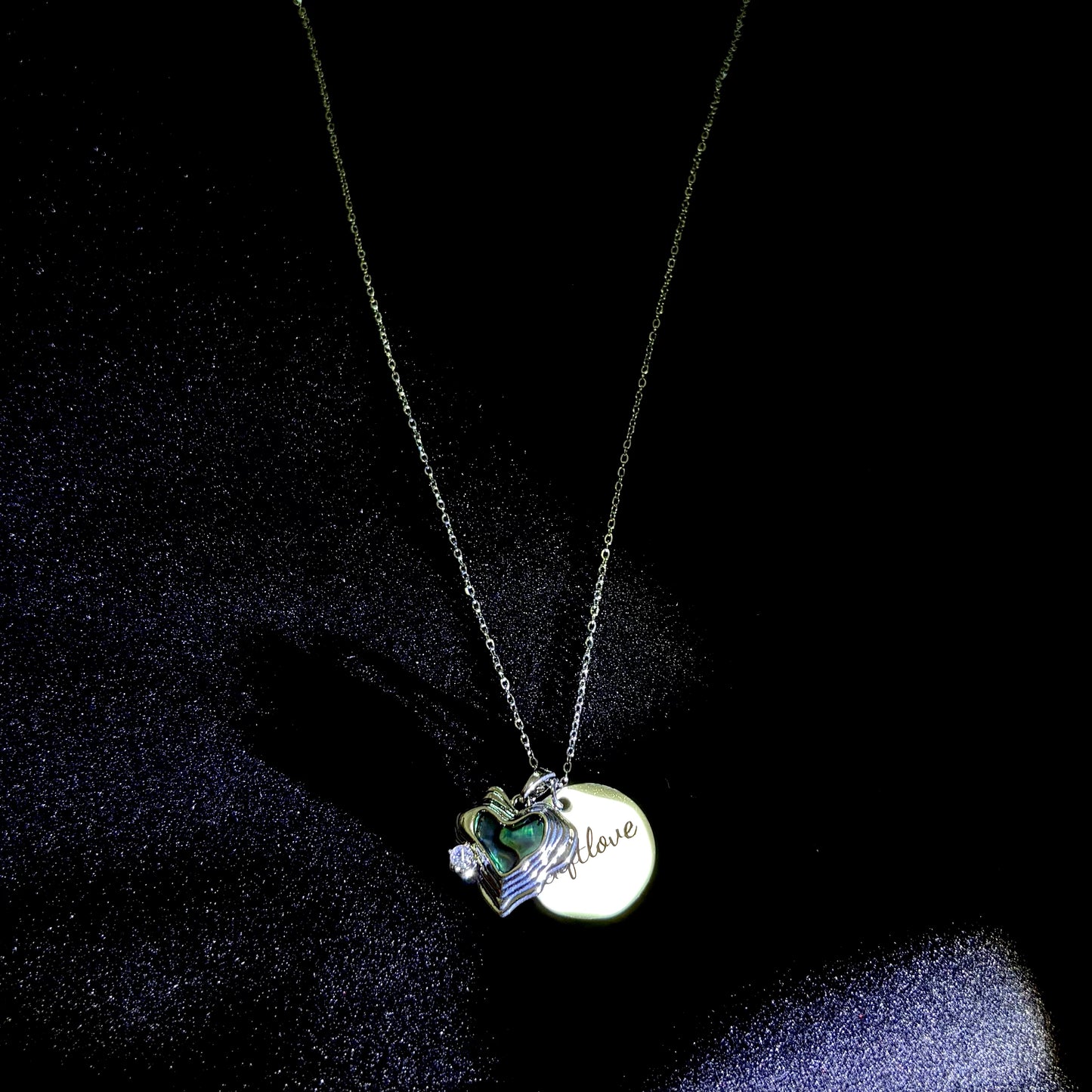 Silver Heart Pendant Necklace