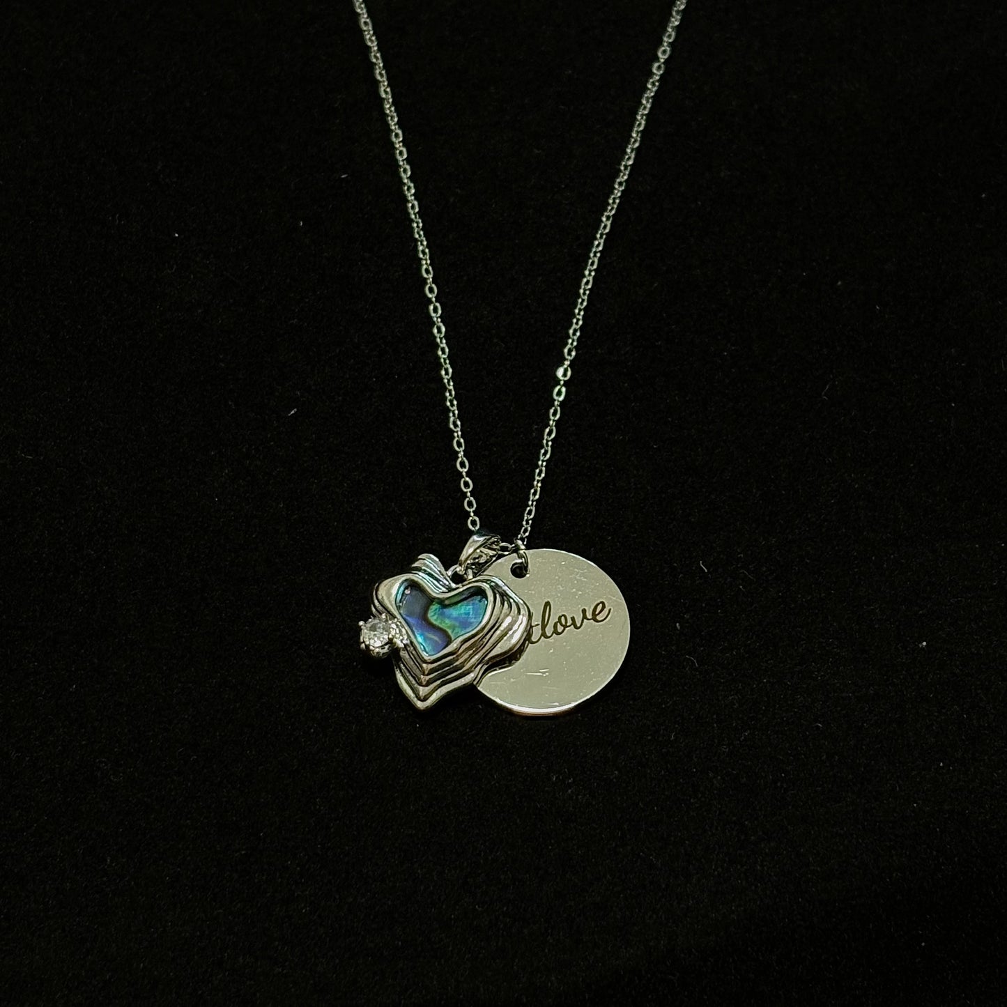 Silver Heart Pendant Necklace