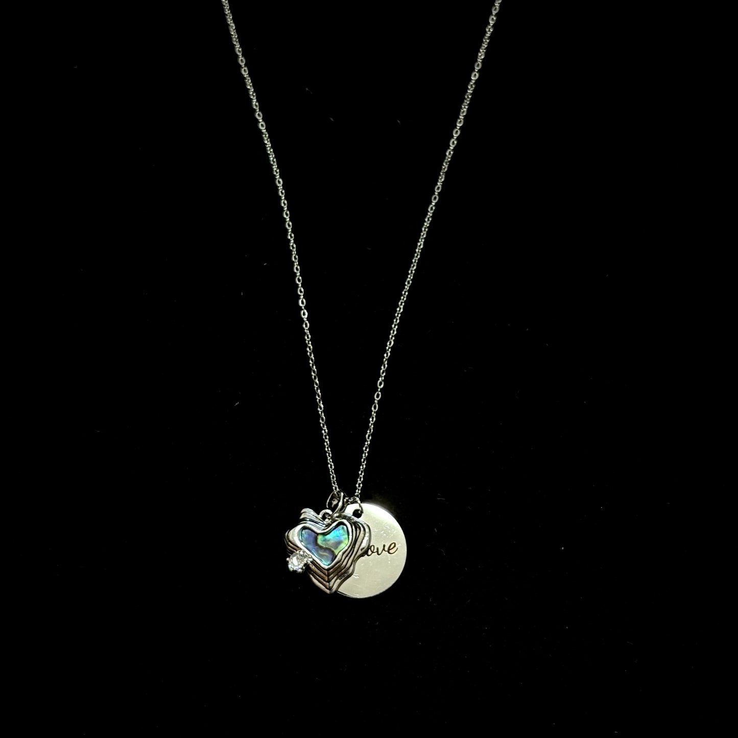 Silver Heart Pendant Necklace